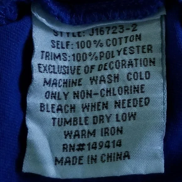 Johnny Was Oriel Flutter Sleeve Tee Shirt Size XS Blue Embroidered Boho Chic NEW - Picture 11 of 11